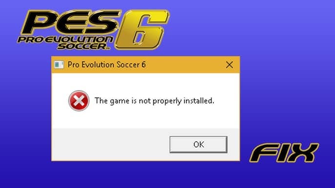 حل مشكلة بيس 6 the game is not properly installed